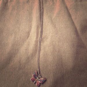 Butterfly necklace! NWOT!